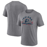 Indiana Pacers Team Freedom Tri-Blend T-Shirt Gray