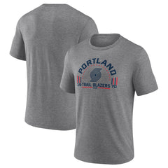Portland Trail Blazers Team Freedom Tri-Blend T-Shirt Gray