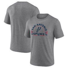 San Antonio Spurs Team Freedom Tri-Blend T-Shirt Gray