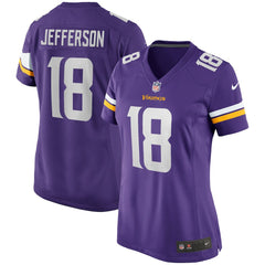 NFL Justin Jefferson Minnesota Vikings Women's Game Jersey - Purple