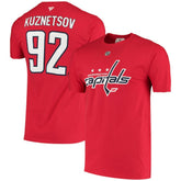 NHL Evgeny Kuznetsov Washington Capitals Fanatics Name & Number T-Shirt - Red
