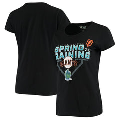 San Francisco Giants G-III Sports by Carl Banks Women's 2020 Spring Training Endzone T-Shirt - Black T-shirts