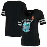 San Francisco Giants Touch by Alyssa Milano Women's Triple Play T-Shirt - Black T-shirts