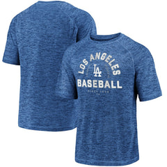 Los Angeles Dodgers Fanatics Line Up Primary Threat Striated T-Shirt - Royal T-shirts