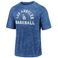 Los Angeles Dodgers Fanatics Line Up Primary Threat Striated T-Shirt - Royal T-shirts