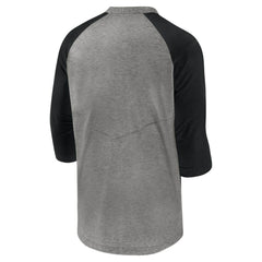 Tampa Bay Rays Nike Authentic Collection Flux Henley Raglan 3/4-Sleeve T-Shirt - Gray T-shirts