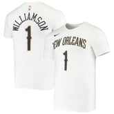 Zion Williamson New Orleans Pelicans Name & Number Performance T-Shirt White