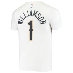 Zion Williamson New Orleans Pelicans Name & Number Performance T-Shirt White