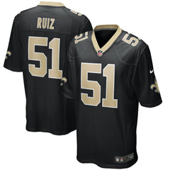 NFL Cesar Ruiz New Orleans Saints Player Game Jersey - Black