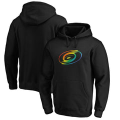 NHL Carolina Hurricanes Team Pride Logo Pullover Hoodie - Black