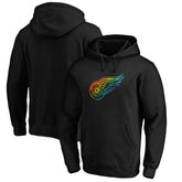 NHL Detroit Red Wings Team Pride Logo Pullover Hoodie - Black