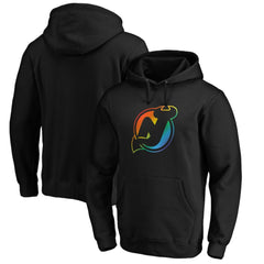 NHL New Jersey Devils Team Pride Logo Pullover Hoodie - Black