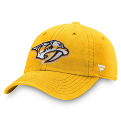 NHL Nashville Predators Fanatics Core Primary Logo Adjustable Hat - Gold