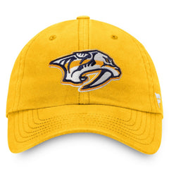 NHL Nashville Predators Fanatics Core Primary Logo Adjustable Hat - Gold