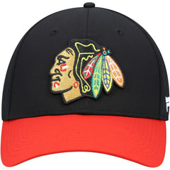 NHL Chicago Blackhawks Fanatics Core Primary Logo Flex Hat - Black