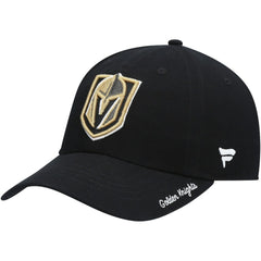 NHL Vegas Golden Knights Fanatics Women's Core Primary Logo Adjustable Hat - Black