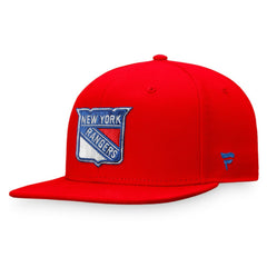 NHL New York Rangers Fanatics Core Primary Logo Fitted Hat - Red
