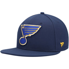 NHL St. Louis Blues Fanatics Core Primary Logo Fitted Hat - Navy