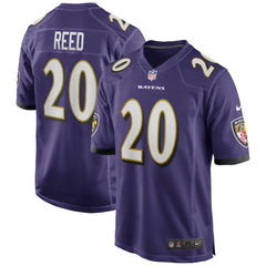 NFL Ed Reed Baltimore Ravens Game Retired Player Jersey - Purple