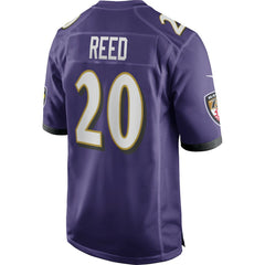 NFL Ed Reed Baltimore Ravens Game Retired Player Jersey - Purple