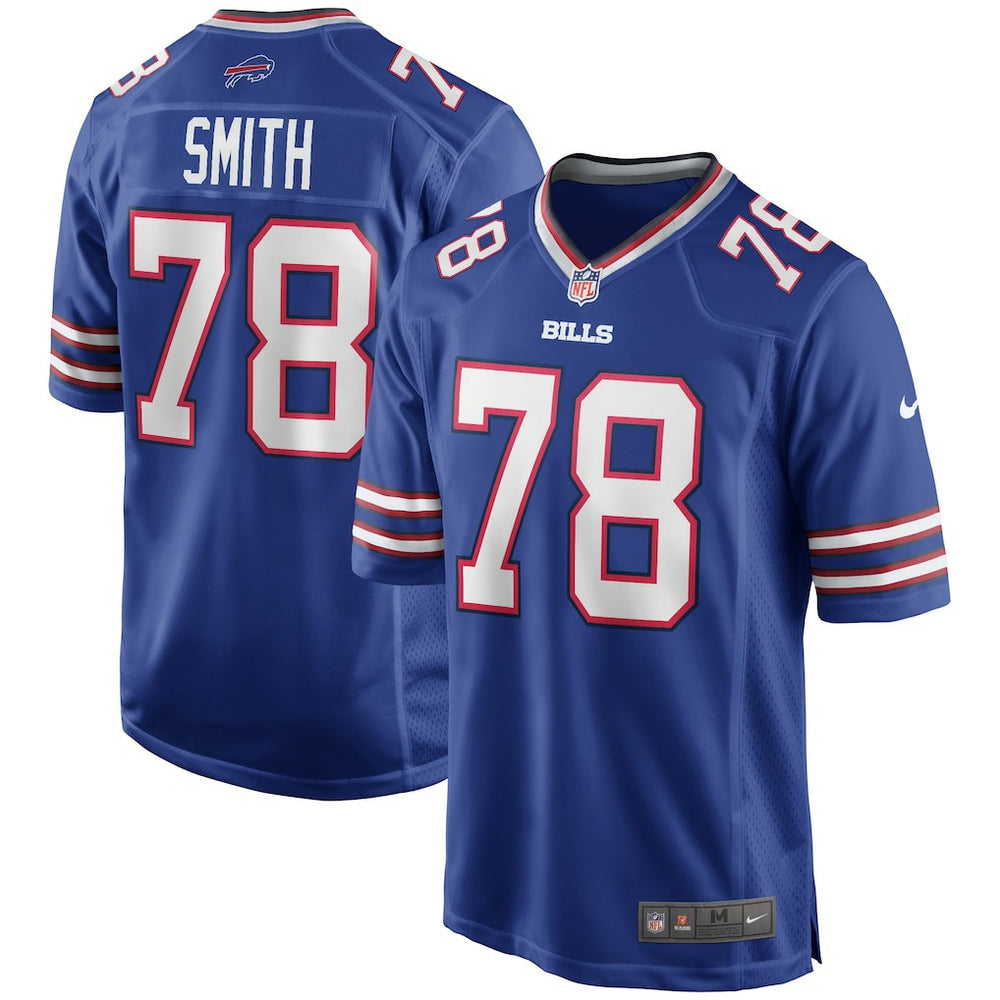 NFL Bruce Smith Buffalo Bills Game Retired Player Jersey - Royal