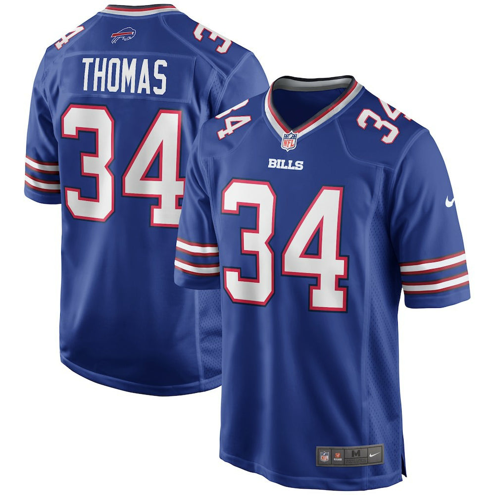NFL Thurman Thomas Buffalo Bills Game Retired Player Jersey - Royal