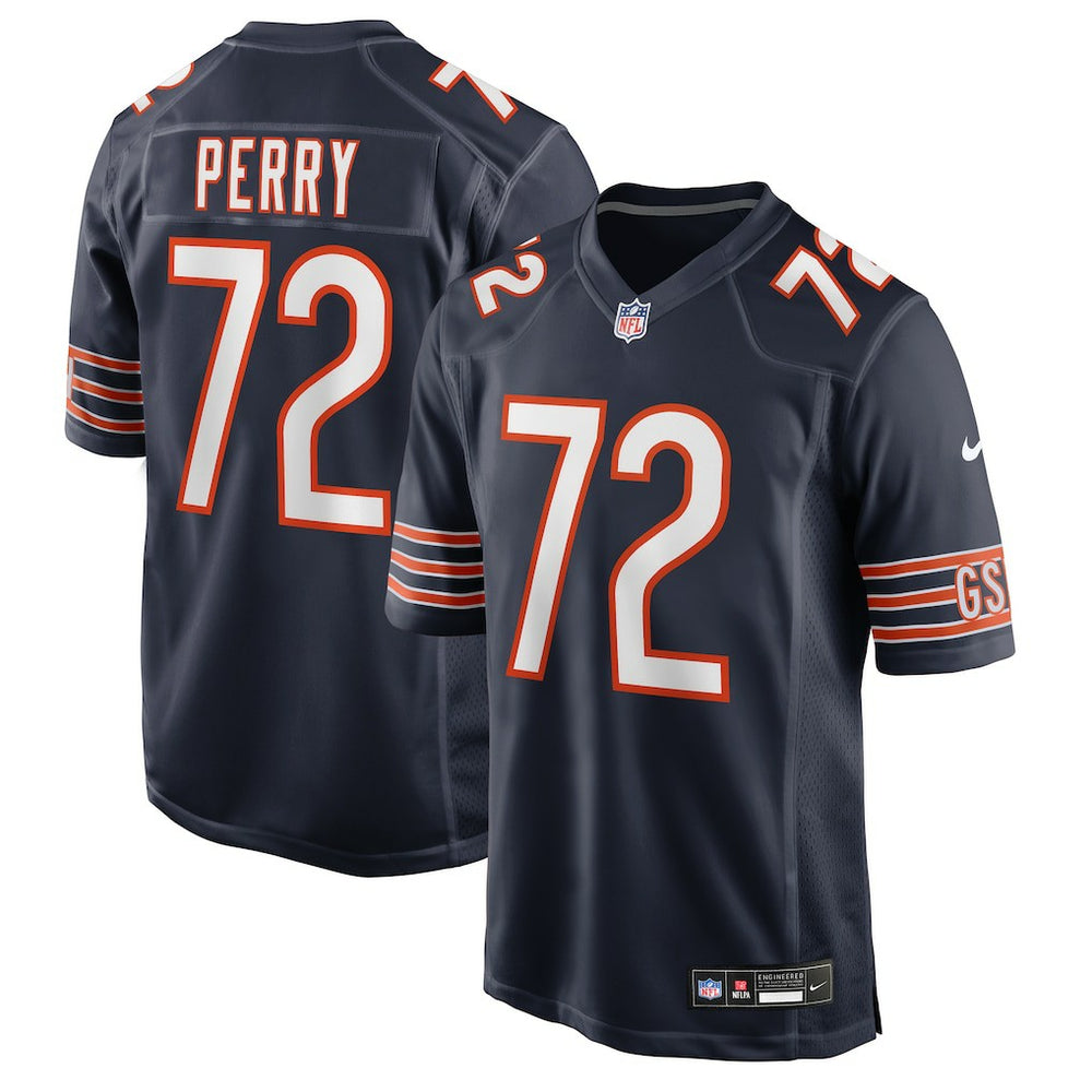 NFL William Perry Chicago Bears Game Retired Player Jersey - Navy