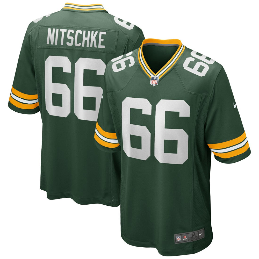 NFL Ray Nitschke Green Bay Packers Game Retired Player Jersey - Green