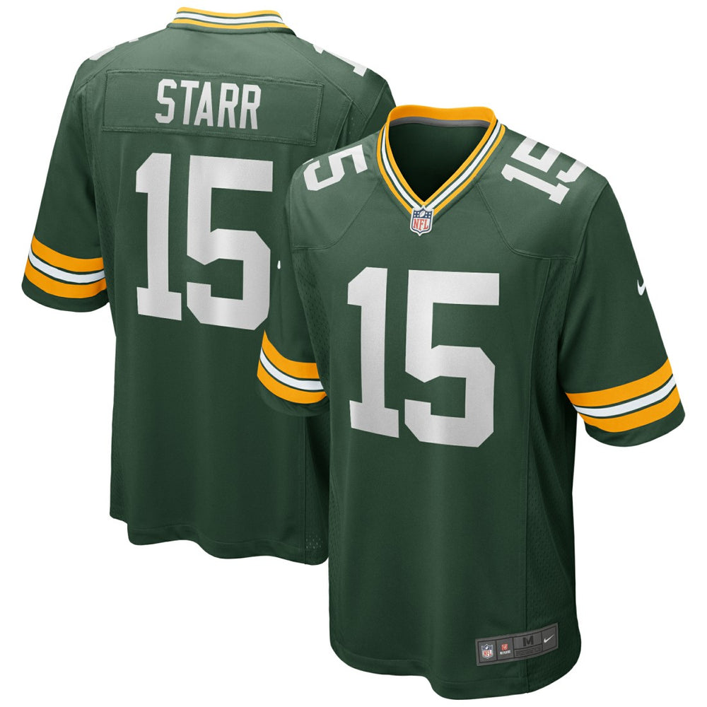 NFL Bart Starr Green Bay Packers Game Retired Player Jersey - Green