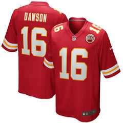 NFL Len Dawson Kansas City Chiefs Game Retired Player Jersey - Red