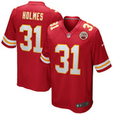 Priest Holmes Kansas City Chiefs Game Retired Player Jersey Red