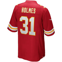 NFL Priest Holmes Kansas City Chiefs Game Retired Player Jersey - Red