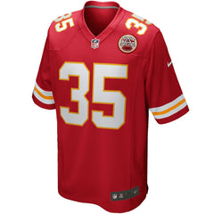 NFL Christian Okoye Kansas City Chiefs Game Retired Player Jersey - Red
