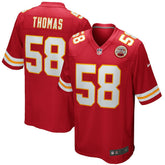 NFL Derrick Thomas Kansas City Chiefs Game Retired Player Jersey - Red