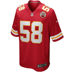 NFL Derrick Thomas Kansas City Chiefs Game Retired Player Jersey - Red