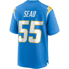 NFL Junior Seau Los Angeles Chargers Game Retired Player Jersey - Powder Blue