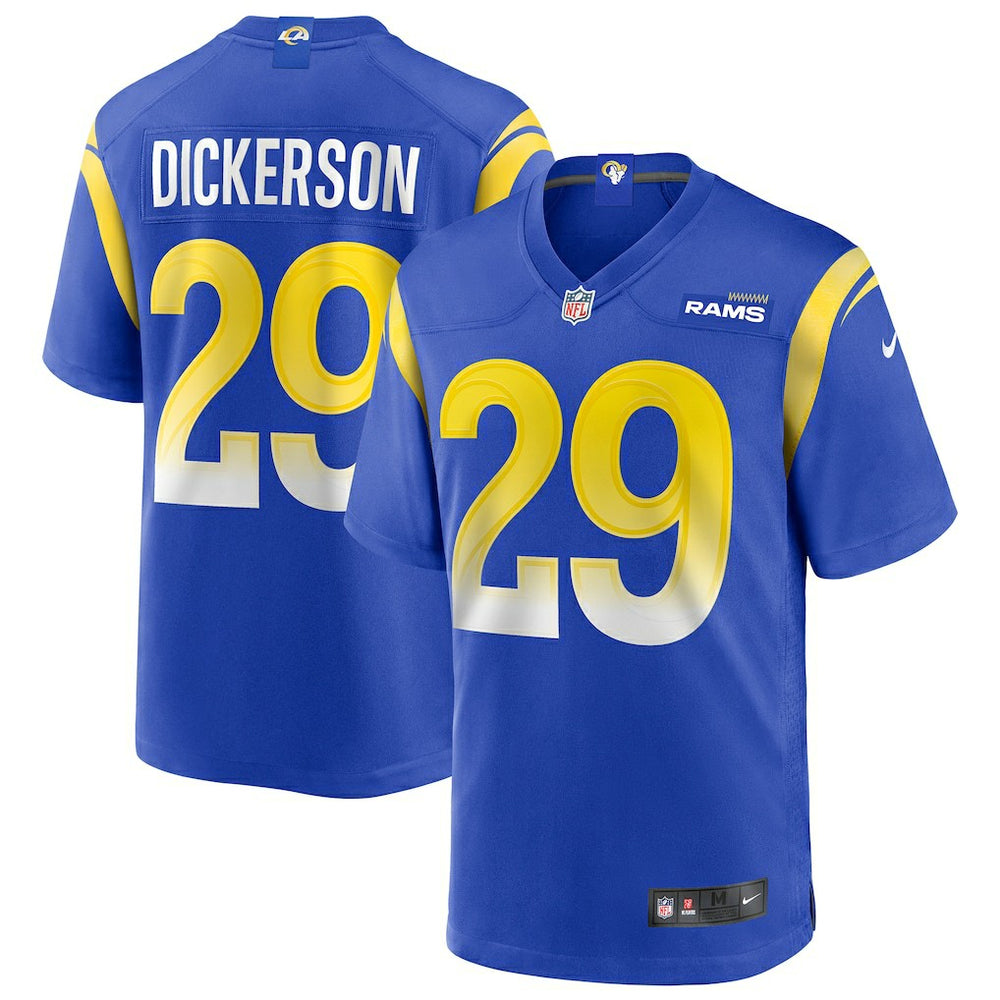 NFL Eric Dickerson Los Angeles Rams Game Retired Player Jersey - Royal