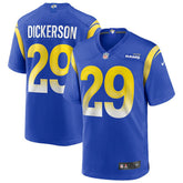 NFL Eric Dickerson Los Angeles Rams Game Retired Player Jersey - Royal