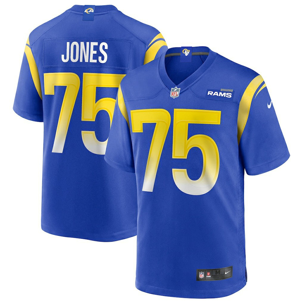 NFL Deacon Jones Los Angeles Rams Game Retired Player Jersey - Royal