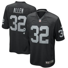 NFL Marcus Allen Las Vegas Raiders Game Retired Player Jersey - Black