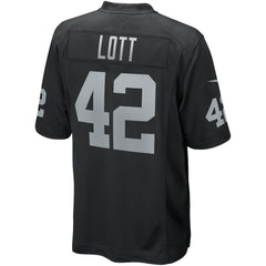 NFL Ronnie Lott Las Vegas Raiders Game Retired Player Jersey - Black