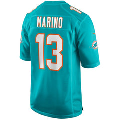 NFL Dan Marino Miami Dolphins Game Retired Player Jersey - Aqua