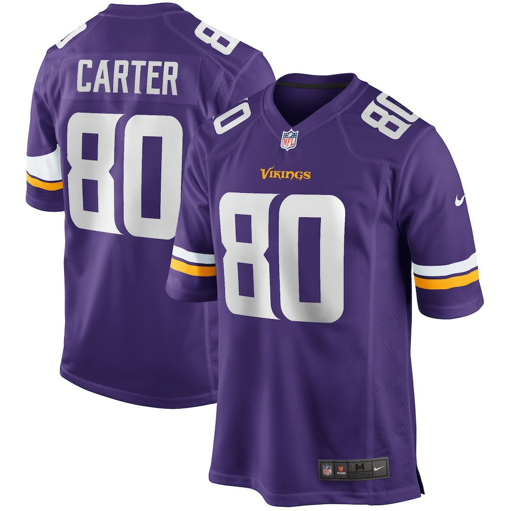 NFL Cris Carter Minnesota Vikings Game Retired Player Jersey - Purple