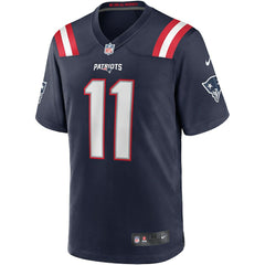 NFL Drew Bledsoe New England Patriots Game Retired Player Jersey - Navy