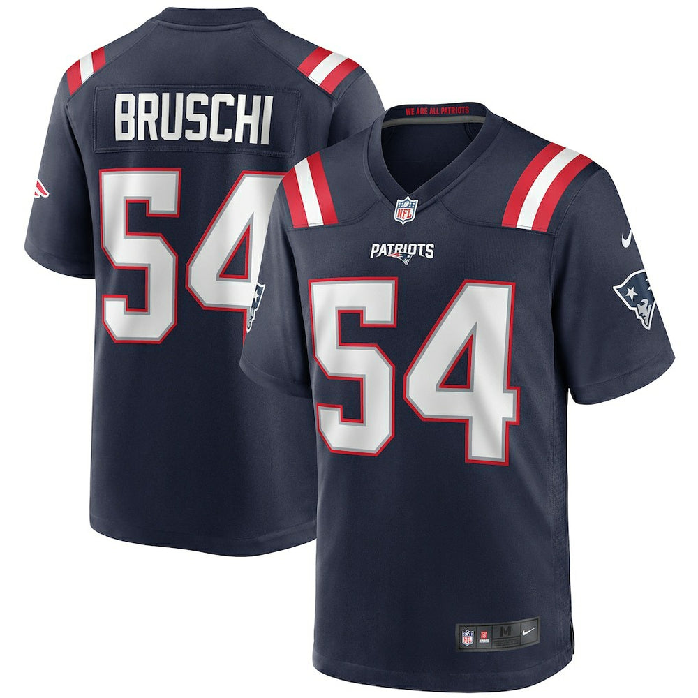 NFL Tedy Bruschi New England Patriots Game Retired Player Jersey - Navy