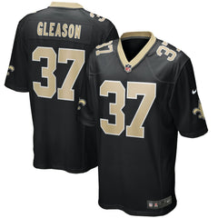 NFL Steve Gleason New Orleans Saints Game Retired Player Jersey - Black