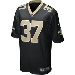 NFL Steve Gleason New Orleans Saints Game Retired Player Jersey - Black