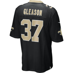 NFL Steve Gleason New Orleans Saints Game Retired Player Jersey - Black
