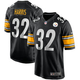 NFL Franco Harris Pittsburgh Steelers Game Retired Player Jersey - Black