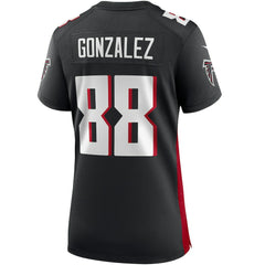 NFL Tony Gonzalez Atlanta Falcons Women's Game Retired Player Jersey - Black
